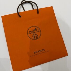 Hermes Vibrant Orange Tote Bag